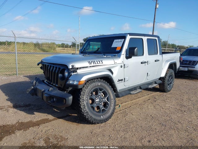 2023 Jeep Gladiator Willys 4x4 მანქანა იყიდება აუქციონზე, vin: 1C6HJTAG5PL568564, აუქციონის ნომერი: 45856484