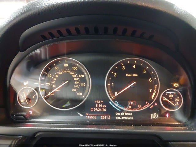 45856755 :رقم المزاد ، WBA5A5C56ED505142 vin ، 2014 Bmw 528 I مزاد بيع