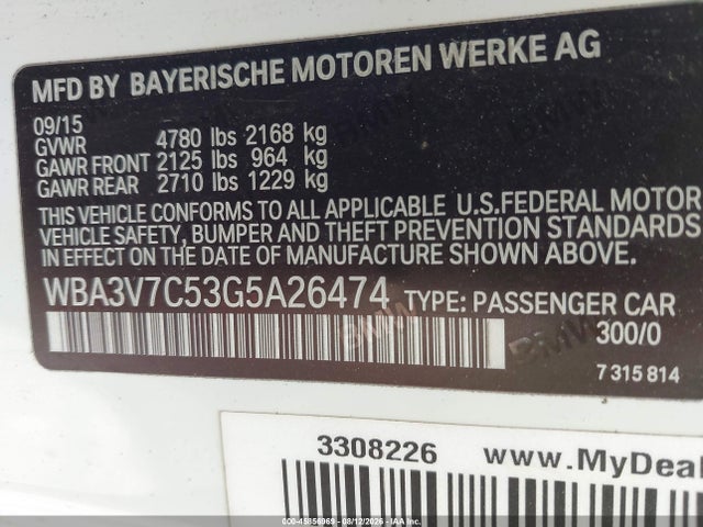 Продажа на аукционе авто 2016 Bmw 428i, vin: WBA3V7C53G5A26474, номер лота: 45856969