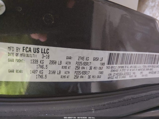 Dodge Grand Caravan Se 2018 2C4RDGBG4JR255613 Image 9