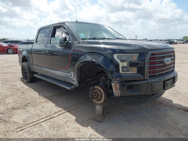 2016 Ford F-150 Lariat მანქანა იყიდება აუქციონზე, vin: 1FTEW1EG5GFC15347, აუქციონის ნომერი: 45857154