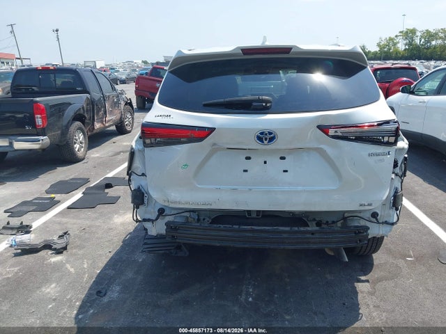 45857173 :رقم المزاد ، 5TDGARAH8NS512341 vin ، 2022 Toyota Highlander Hybrid Xle مزاد بيع