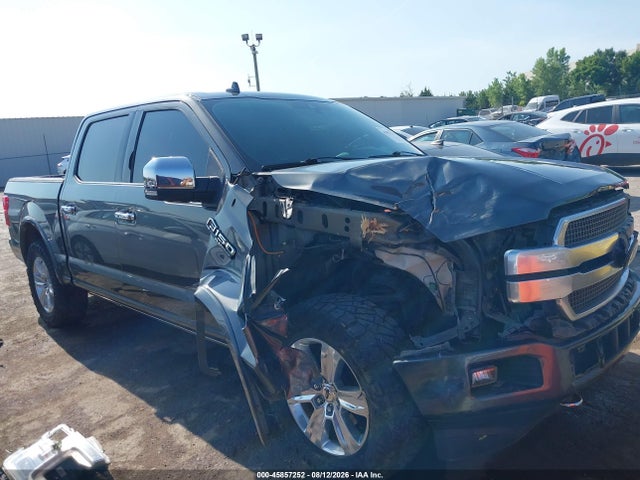 2018 Ford F-150 Platinum მანქანა იყიდება აუქციონზე, vin: 1FTEW1EG0JFD42725, აუქციონის ნომერი: 45857252