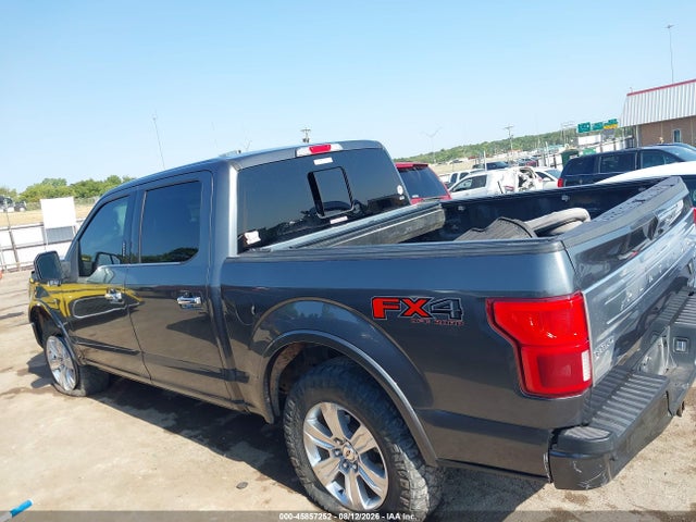2018 Ford F-150 Platinum მანქანა იყიდება აუქციონზე, vin: 1FTEW1EG0JFD42725, აუქციონის ნომერი: 45857252