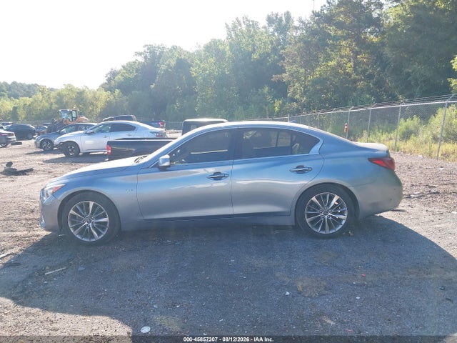 45857307 :رقم المزاد ، JN1EV7AP0JM590645 vin ، 2018 Infiniti Q50 3.0t Luxe مزاد بيع