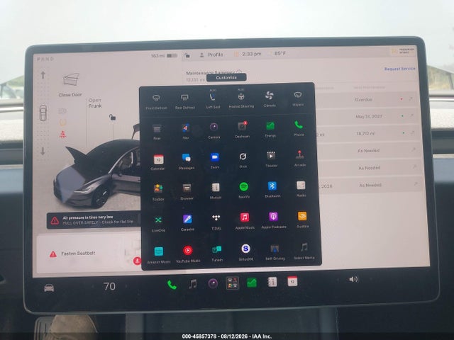 Продаж на аукціоні авто 2025 Tesla Model 3 Long Range Rear-wheel Drive/standard Rear-wheel Drive, vin: 5YJ3E1EA5SF005172, номер лоту: 45857378