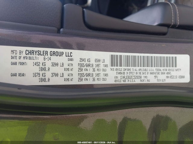 1C4RJEBG2EC529290 Jeep Grand Cherokee Limited