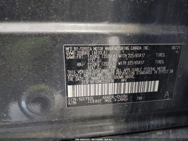 Toyota RAV4 LE 2021 2T3F1RFV0MC220918 Image 9