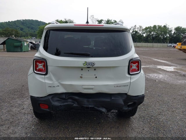 2018 Jeep Renegade Limited 4x4 მანქანა იყიდება აუქციონზე, vin: ZACCJBDB7JPH81662, აუქციონის ნომერი: 45857512