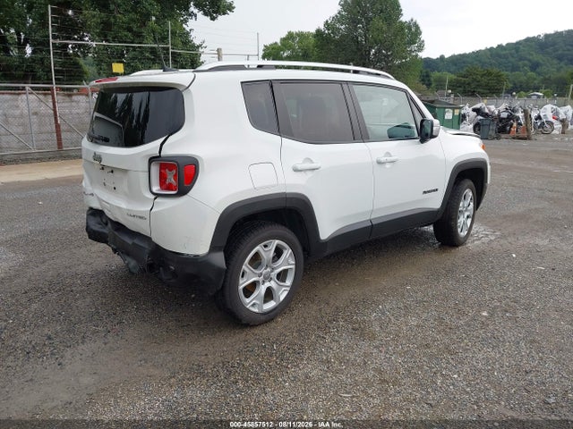 2018 Jeep Renegade Limited 4x4 მანქანა იყიდება აუქციონზე, vin: ZACCJBDB7JPH81662, აუქციონის ნომერი: 45857512