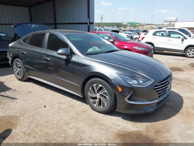 Auction sale of the 2021 Hyundai Sonata Blue, vin: KMHL24JJ7MA021896, lot number: 45857587