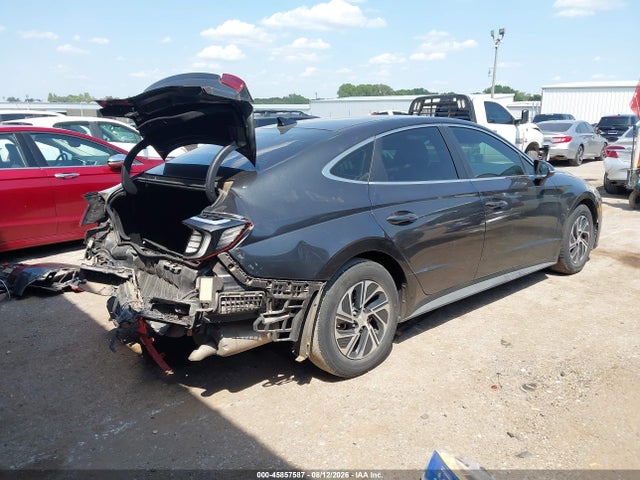 2021 Hyundai Sonata Blue მანქანა იყიდება აუქციონზე, vin: KMHL24JJ7MA021896, აუქციონის ნომერი: 45857587