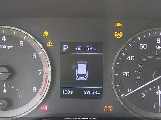 45857600 :رقم المزاد ، KM8J2CA43KU980350 vin ، 2019 Hyundai Tucson Se مزاد بيع