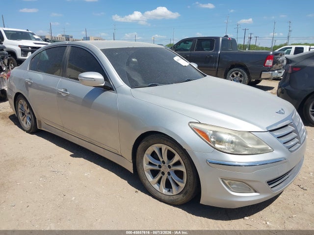 2013 Hyundai Genesis 3.8 მანქანა იყიდება აუქციონზე, vin: KMHGC4DD3DU244391, აუქციონის ნომერი: 45857616