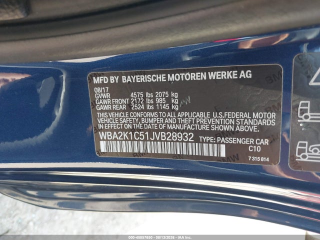 Продаж на аукціоні авто 2018 Bmw 230i Xdrive, vin: WBA2K1C51JVB28932, номер лоту: 45857650