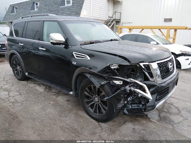 45857700 :رقم المزاد ، JN8AY2NC4H9500170 vin ، 2017 Nissan Armada Platinum/sl/sv مزاد بيع