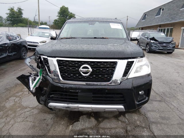 45857700 :رقم المزاد ، JN8AY2NC4H9500170 vin ، 2017 Nissan Armada Platinum/sl/sv مزاد بيع