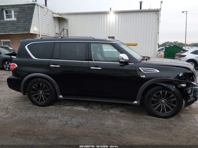 45857700 :رقم المزاد ، JN8AY2NC4H9500170 vin ، 2017 Nissan Armada Platinum/sl/sv مزاد بيع