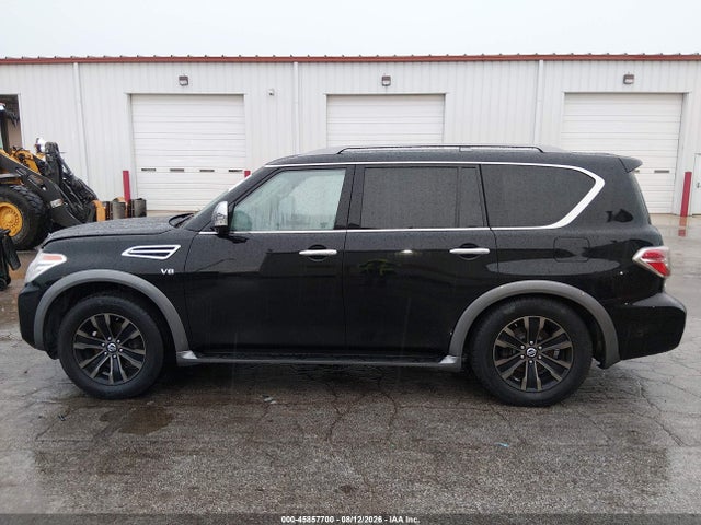 45857700 :رقم المزاد ، JN8AY2NC4H9500170 vin ، 2017 Nissan Armada Platinum/sl/sv مزاد بيع