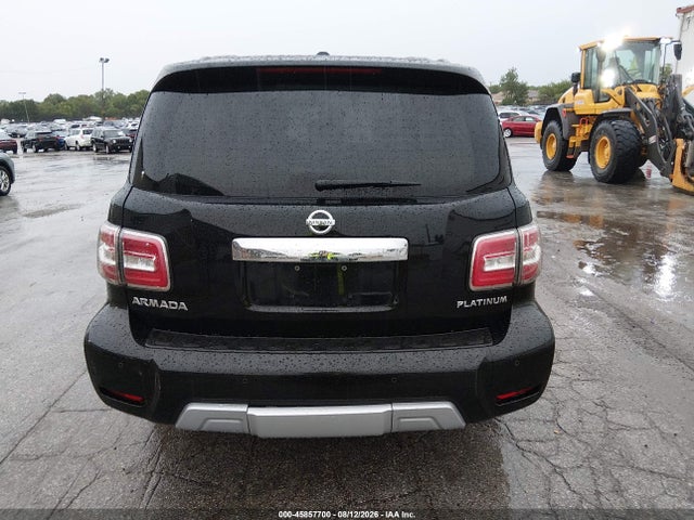 45857700 :رقم المزاد ، JN8AY2NC4H9500170 vin ، 2017 Nissan Armada Platinum/sl/sv مزاد بيع