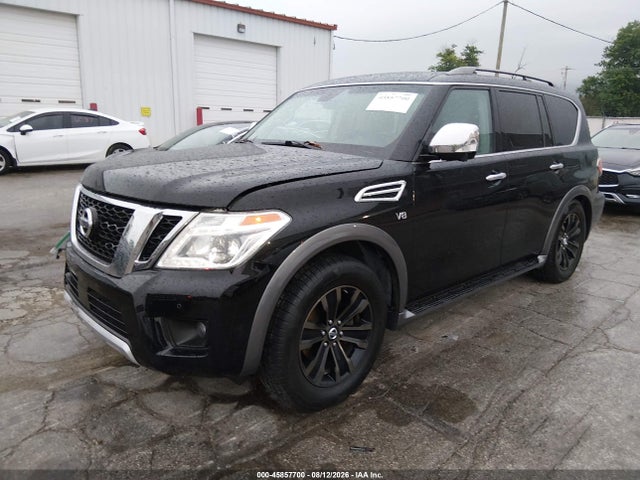 45857700 :رقم المزاد ، JN8AY2NC4H9500170 vin ، 2017 Nissan Armada Platinum/sl/sv مزاد بيع
