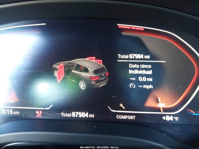 45857723 :رقم المزاد ، 5UXTY3C04L9D23763 vin ، 2020 Bmw X3 Sdrive30i مزاد بيع