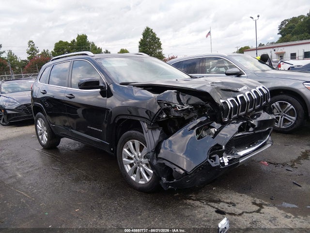 45857737 :رقم المزاد ، 1C4PJMJX4JD546020 vin ، 2018 Jeep Cherokee Overland 4x4 مزاد بيع