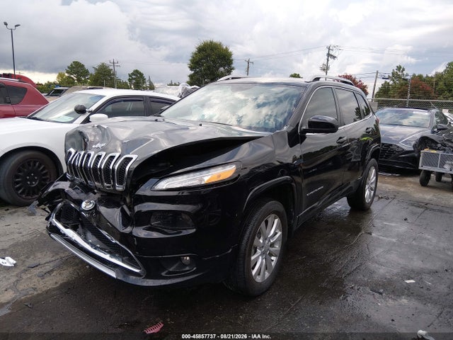 45857737 :رقم المزاد ، 1C4PJMJX4JD546020 vin ، 2018 Jeep Cherokee Overland 4x4 مزاد بيع