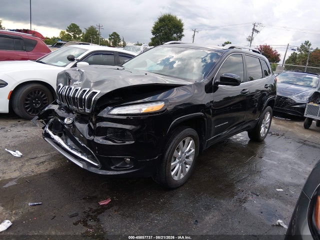 45857737 :رقم المزاد ، 1C4PJMJX4JD546020 vin ، 2018 Jeep Cherokee Overland 4x4 مزاد بيع