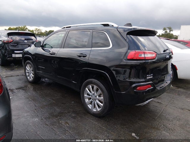 45857737 :رقم المزاد ، 1C4PJMJX4JD546020 vin ، 2018 Jeep Cherokee Overland 4x4 مزاد بيع