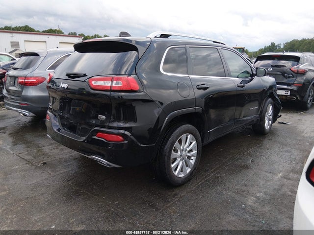 45857737 :رقم المزاد ، 1C4PJMJX4JD546020 vin ، 2018 Jeep Cherokee Overland 4x4 مزاد بيع