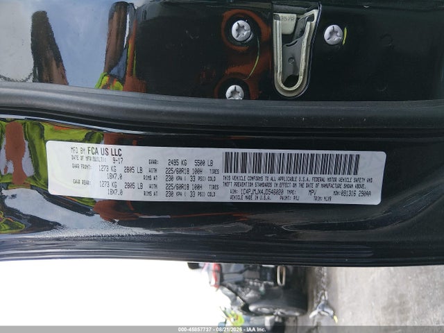 45857737 :رقم المزاد ، 1C4PJMJX4JD546020 vin ، 2018 Jeep Cherokee Overland 4x4 مزاد بيع