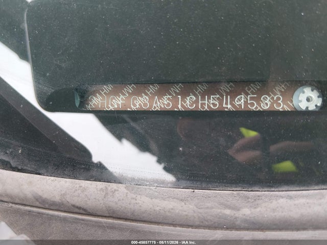 Продаж на аукціоні авто 2012 Honda Civic Lx, vin: 2HGFG3A51CH549533, номер лоту: 45857775