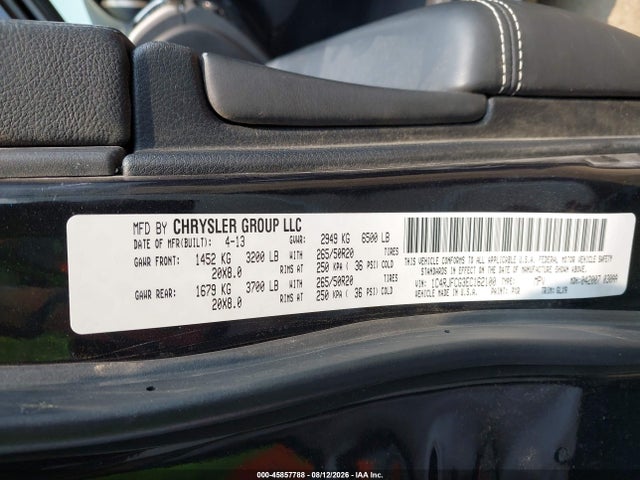 1C4RJFCG3EC162100 Jeep Grand Cherokee Overland
