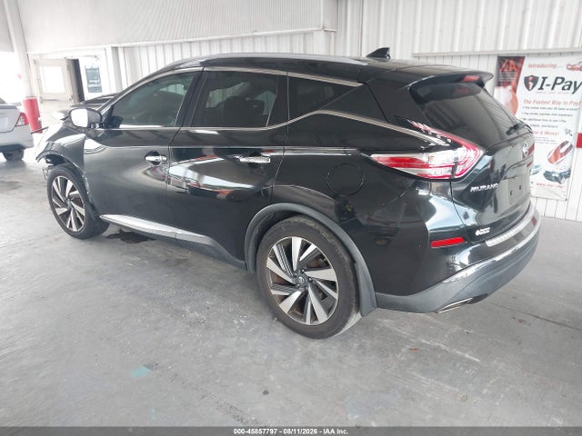 Продаж на аукціоні авто 2017 Nissan Murano Platinum, vin: 5N1AZ2MG3HN138574, номер лоту: 45857797