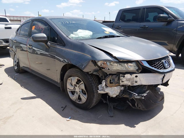 2014 Honda Civic Lx მანქანა იყიდება აუქციონზე, vin: 2HGFB2F52EH514245, აუქციონის ნომერი: 45857814