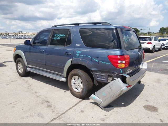 45857830 :رقم المزاد ، 5TDZT34A03S148590 vin ، 2003 Toyota Sequoia Sr5 V8 مزاد بيع
