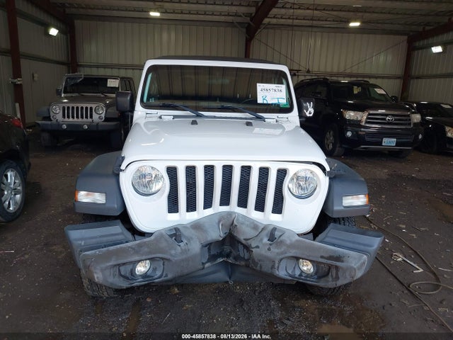 45857838 :رقم المزاد ، 1C4HJXDG2JW124639 vin ، 2018 Jeep Wrangler Unlimited Sport S 4x4 مزاد بيع