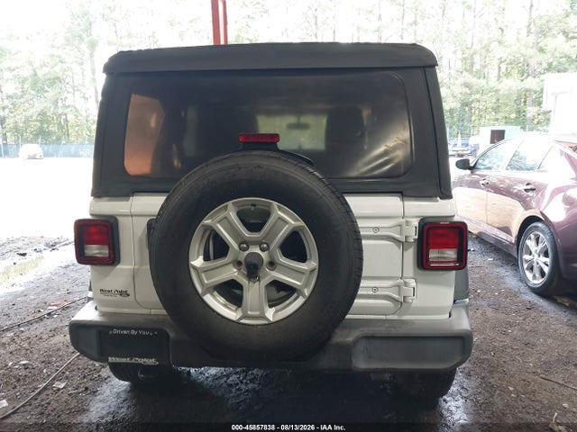 45857838 :رقم المزاد ، 1C4HJXDG2JW124639 vin ، 2018 Jeep Wrangler Unlimited Sport S 4x4 مزاد بيع