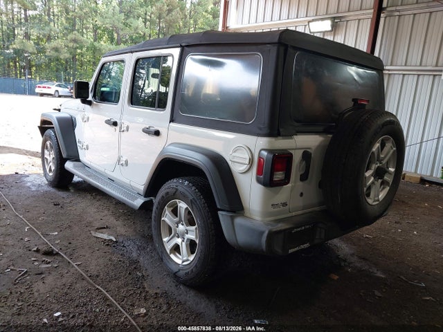 45857838 :رقم المزاد ، 1C4HJXDG2JW124639 vin ، 2018 Jeep Wrangler Unlimited Sport S 4x4 مزاد بيع