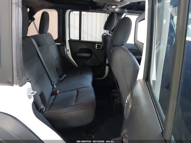 45857838 :رقم المزاد ، 1C4HJXDG2JW124639 vin ، 2018 Jeep Wrangler Unlimited Sport S 4x4 مزاد بيع