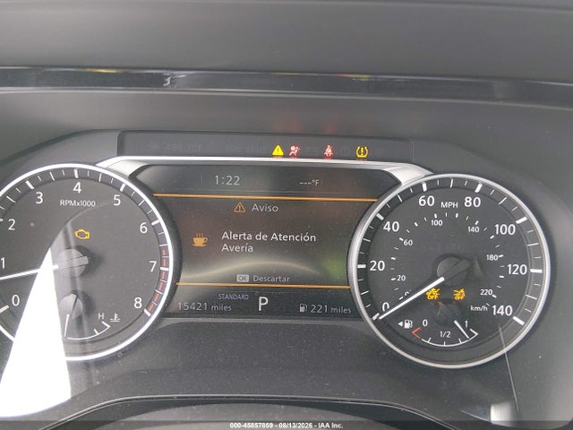 2025 Nissan Pathfinder Sl Fwd მანქანა იყიდება აუქციონზე, vin: 5N1DR3CB6SC252354, აუქციონის ნომერი: 45857859