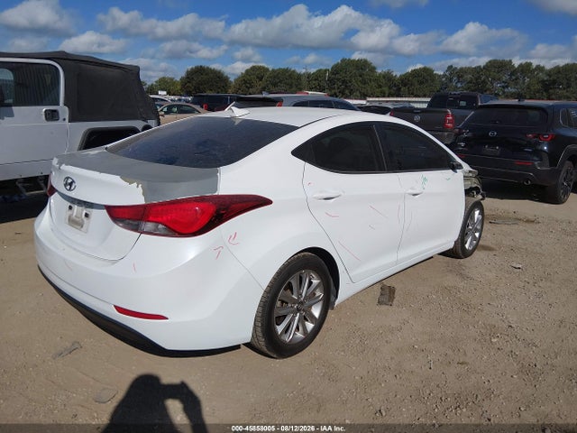 2016 Hyundai Elantra Se მანქანა იყიდება აუქციონზე, vin: 5NPDH4AE2GH660503, აუქციონის ნომერი: 45858005