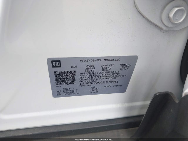 1GNERFKW0PJ162951 Chevrolet Traverse Fwd Ls