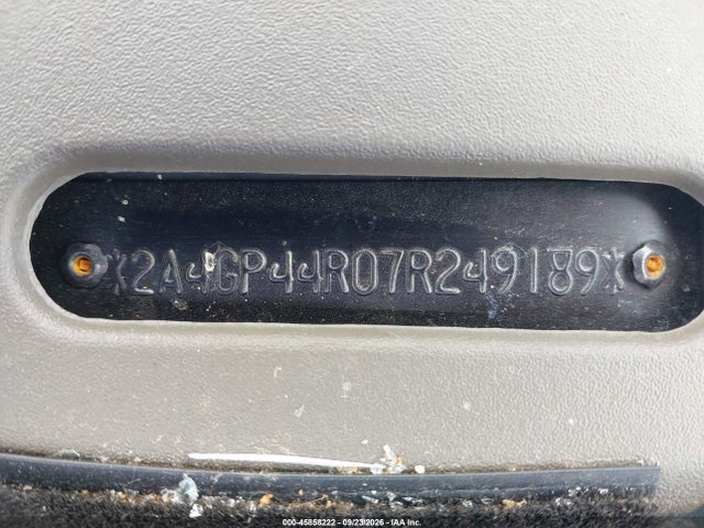 Aukcja sprzedaży 2007 Chrysler Town & Country Lx, vin: 2A4GP44R07R249189, numer aukcji: 45858222