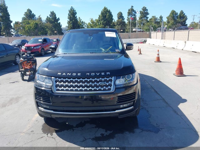 2016 Land Rover Range Rover 5.0l V8 Supercharged მანქანა იყიდება აუქციონზე, vin: SALGS2EF9GA270309, აუქციონის ნომერი: 45858253