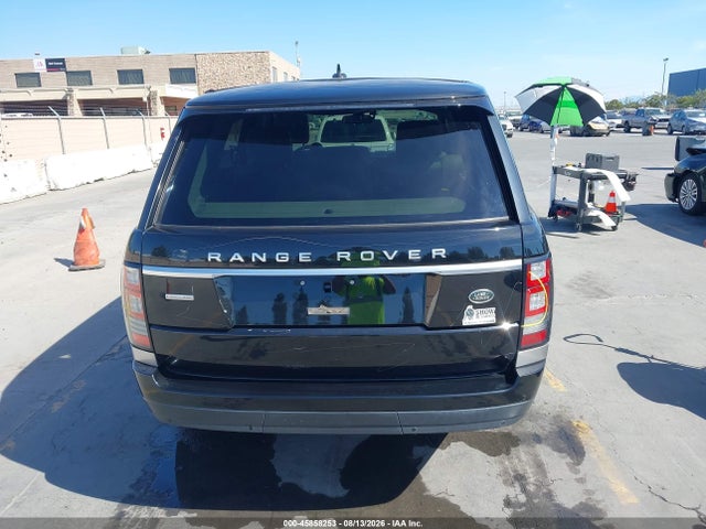 2016 Land Rover Range Rover 5.0l V8 Supercharged მანქანა იყიდება აუქციონზე, vin: SALGS2EF9GA270309, აუქციონის ნომერი: 45858253