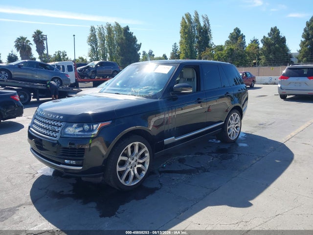 2016 Land Rover Range Rover 5.0l V8 Supercharged მანქანა იყიდება აუქციონზე, vin: SALGS2EF9GA270309, აუქციონის ნომერი: 45858253