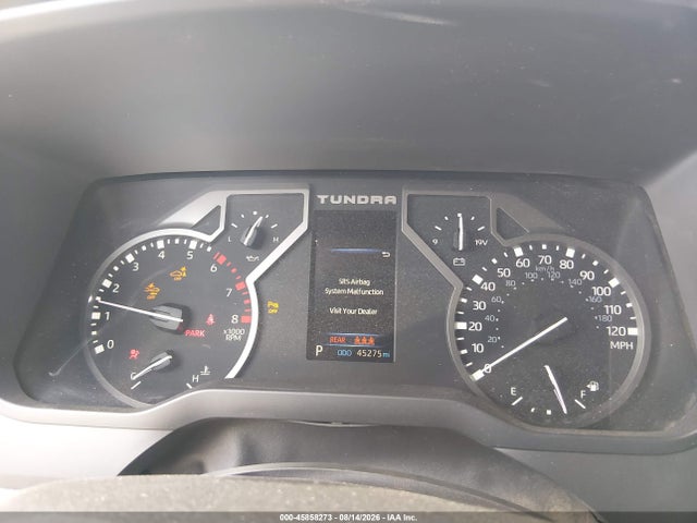 45858273 :رقم المزاد ، 5TFLA5EC6NX005874 vin ، 2022 Toyota Tundra Sr5 مزاد بيع