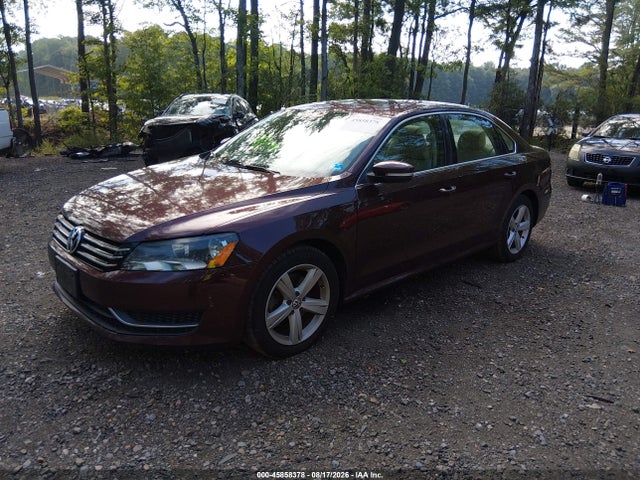 45858378 :رقم المزاد ، 1VWBP7A39DC000179 vin ، 2013 Volkswagen Passat 2.5l Se مزاد بيع